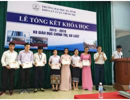 Xúc động Lễ chia tay sinh viên Khóa 2015-2019 của Khoa LLCT