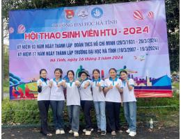 Sôi nổi hội thao sinh viên HTU năm 2024